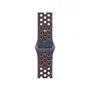 Apple Watch Nike Sport Band, Correo Fluoroelastomero con Clip de Aluminio, Diseño Jaspeado Azul/Naranja, Talla S/M, Modelos 38mm 40mm 41mm, Referencia MC2E4ZM/A