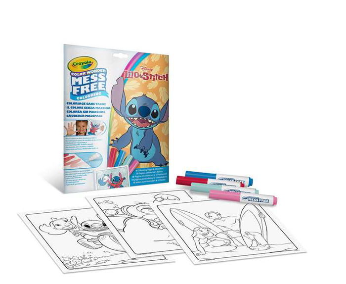 Crayola Set de Colorear Color Wonder Sin Manchas - Lilo & Stitch, 30x23x1 cm Crayola Set de Colorear Color Wonder Sin Manchas - Lilo & Stitch, 30x23x1 cm