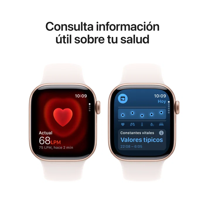 Apple Watch Series 11 GPS + Cellular 42mm Oro Rosa con Correa Deportiva Light Blush M/L