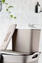 Mijölnir Juego de 3 Cestas SFRBNYST-3 Beige Organizador Lavandería Cesta Multiusos Caja Detergente 55L 35L 10L