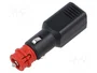 PRO CAR Enchufe de mechero de coche con borna de tornillo y fusible