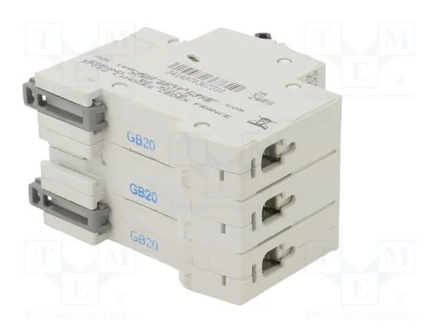 LEGRAND RX3 Interruptor magnetotérmico 20A 3P Caract B