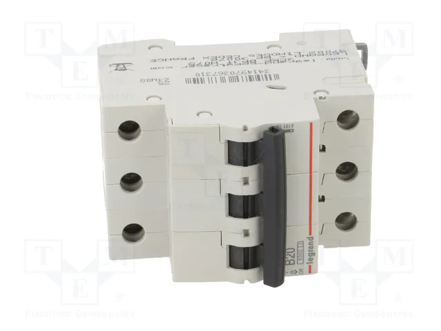 LEGRAND RX3 Interruptor magnetotérmico 20A 3P Caract B