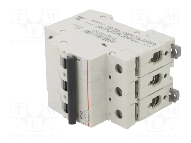 LEGRAND RX3 Interruptor magnetotérmico 20A 3P Caract B