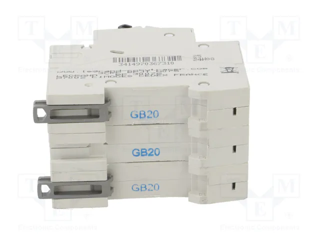 LEGRAND RX3 Interruptor magnetotérmico 20A 3P Caract B