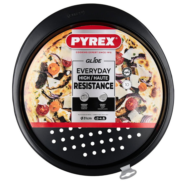 Molde Pizza Horno Acero Glide Pyrex® 31 cm Molde Pizza Horno Acero Glide Pyrex® 31 cm