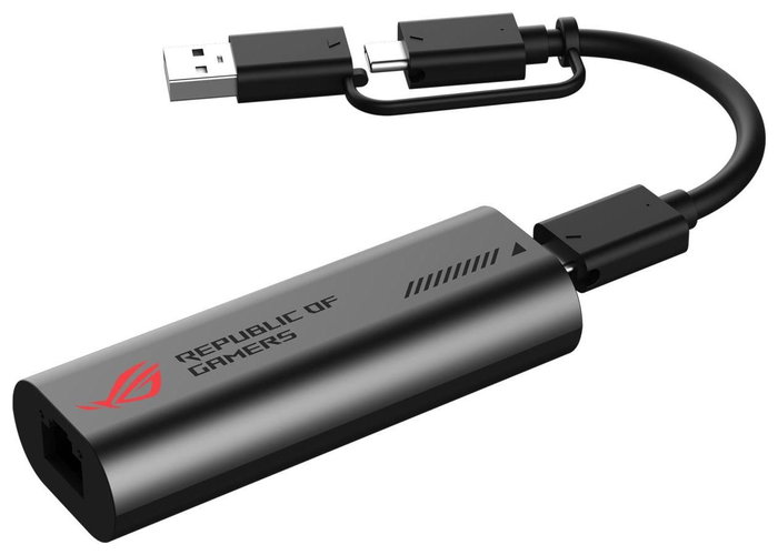 Asus ROG USB-C10G Adaptador de red 10 Gbps USB Type-A/Type-C Negro