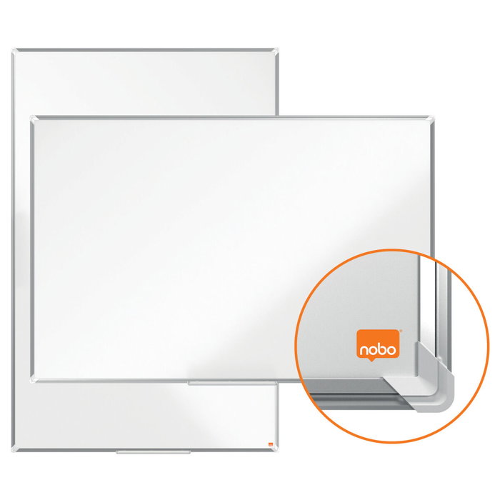 NOBO Pizarra Blanca Magnética Premium Plus de Acero Vitrificado 240x120 cm