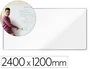 NOBO Pizarra Blanca Magnética Premium Plus de Acero Vitrificado 240x120 cm