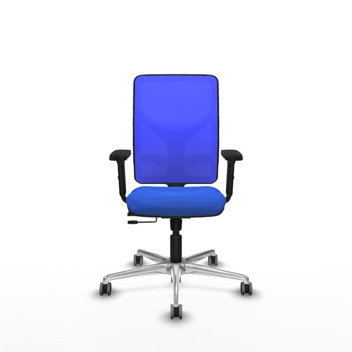 PIQUERAS Y CRESPO Silla de oficina Motilla Azul con mecanismo Sincro/Traslack PIQUERAS Y CRESPO Silla de oficina Motilla Azul con mecanismo Sincro/Traslack