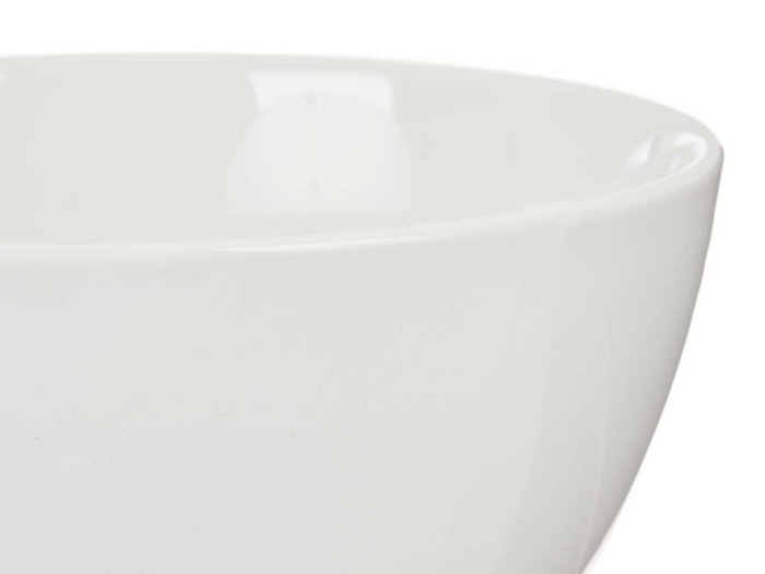 Vessia Bol de Porcelana Blanca 1400ml (18.5x9.5x18.5 cm) (Set de 16)