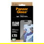 PanzerGlass CF Protector de Pantalla para iPhone 17 / iPhone 16 Pro Classic Fit con EasyAligner Resistente a Rayones y Golpes Transparente