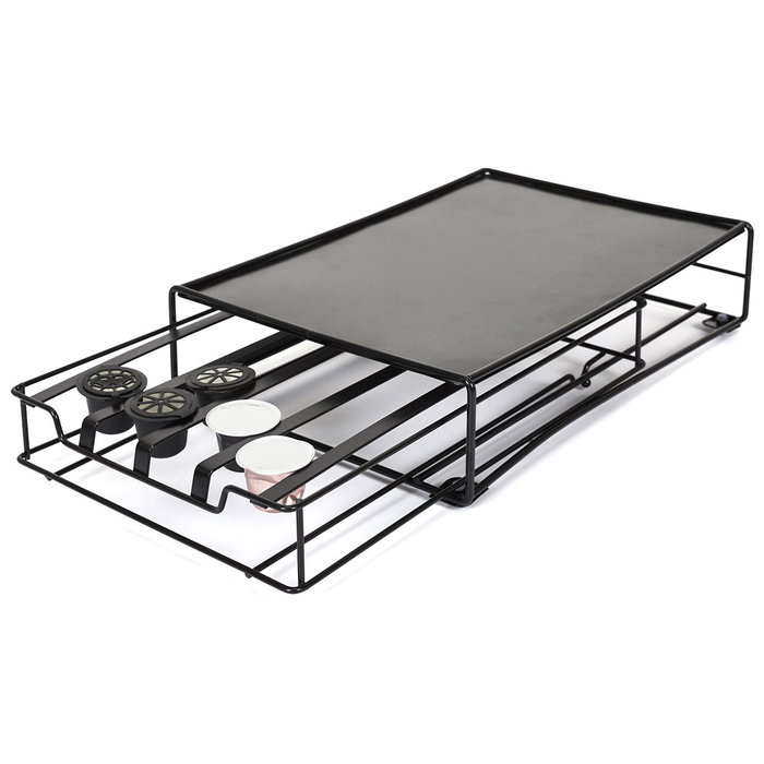Cook Concept Organizador de Cápsulas Nespresso, Cajón para 32 Cápsulas, Fabricado en Hierro