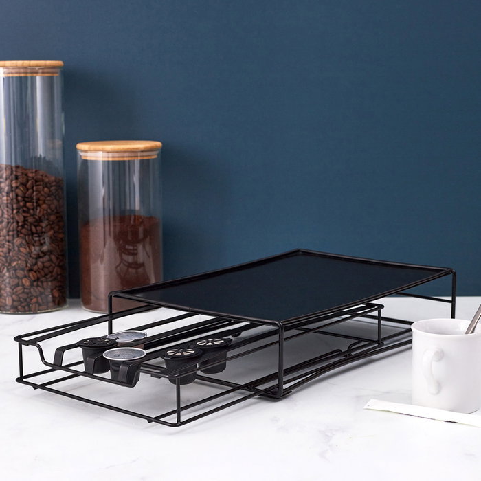 Cook Concept Organizador de Cápsulas Nespresso, Cajón para 32 Cápsulas, Fabricado en Hierro