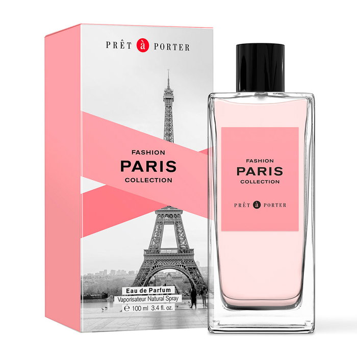 Prêt-à-Porter PARIS COLLECTION Eau de Parfum para Mujer - Fragancia Floral Amaderada con Rosa, Macarons y Jazmín - 100 ml
