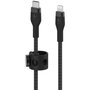 Belkin CAA011BT1MBK Cable BOOST CHARGE PRO Flex USB-C a Lightning 1 m Negro