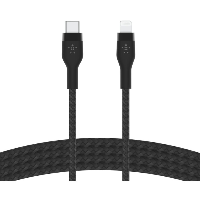 Belkin CAA011BT1MBK Cable BOOST CHARGE PRO Flex USB-C a Lightning 1 m Negro