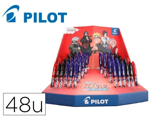 Pilot Bolígrafo Frixion Naruto Edición Limitada C-Surtidos (48 Ud)