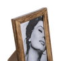 Portafotos Natural Madera de Mango 12 X 2,50 X 17 cm (Set de 2)