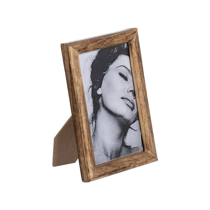 Portafotos Natural Madera de Mango 12 X 2,50 X 17 cm (Set de 2) Portafotos Natural Madera de Mango 12 X 2,50 X 17 cm (Set de 2)