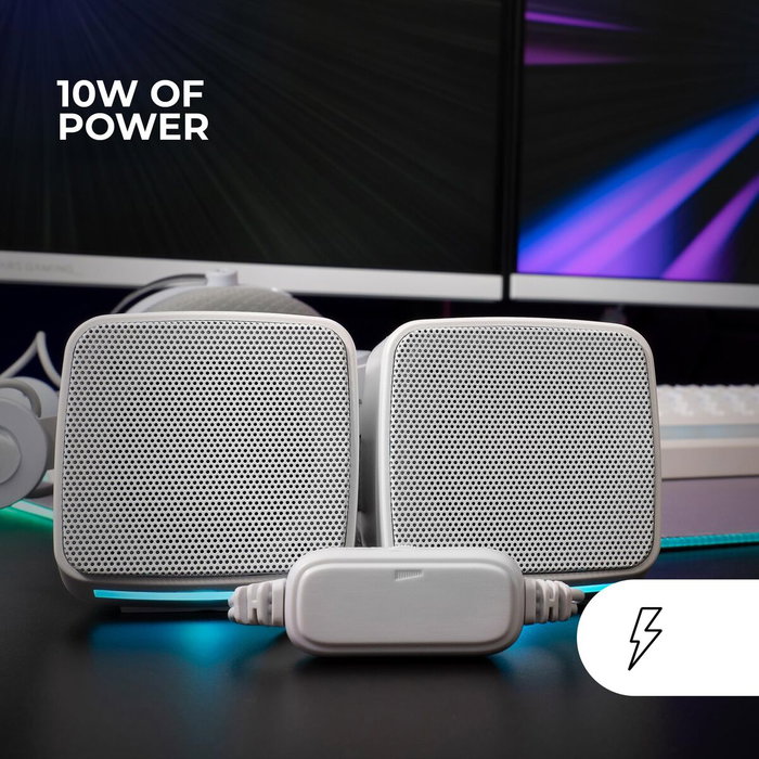 Mars Gaming MS-PRO Altavoces Portátiles Estéreo Blanco Mars Gaming MS-PRO Altavoces Portátiles Estéreo Blanco