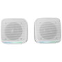 Mars Gaming Altavoces Bluetooth MS-PRO Blanco con Iluminación RGB Flow Dinámica 10W Control de Volumen Conexión Jack 3.5mm