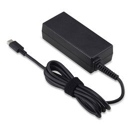 Acer Adaptador de Corriente Tipo C 45W NP.ADT0A.065 para Portátil, 230 V, Negro - Compatible con Swift 7, Spin 7, Chromebook