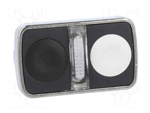 SCHNEIDER ELECTRIC Interruptor Doble Harmony XB4 de 22mm Blanco/Negro SCHNEIDER ELECTRIC Interruptor Doble Harmony XB4 de 22mm Blanco/Negro