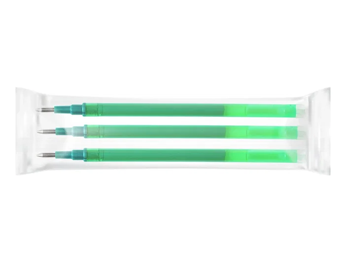 Q-connect Recambio Bolígrafo Retráctil Borrable KF11060 Verde Recargable Caja 3 Unidades