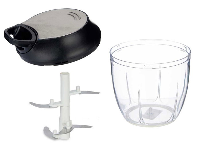 Kinvara Triturador Manual Tapa Acero 5 Cuchillas 13.5 x 15 x 12 cm (Set de 12)