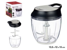 Kinvara Triturador Manual Tapa Acero 5 Cuchillas 13.5 x 15 x 12 cm (Set de 12)