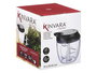 Kinvara Triturador Manual Tapa Acero 5 Cuchillas 13.5 x 15 x 12 cm (Set de 12)