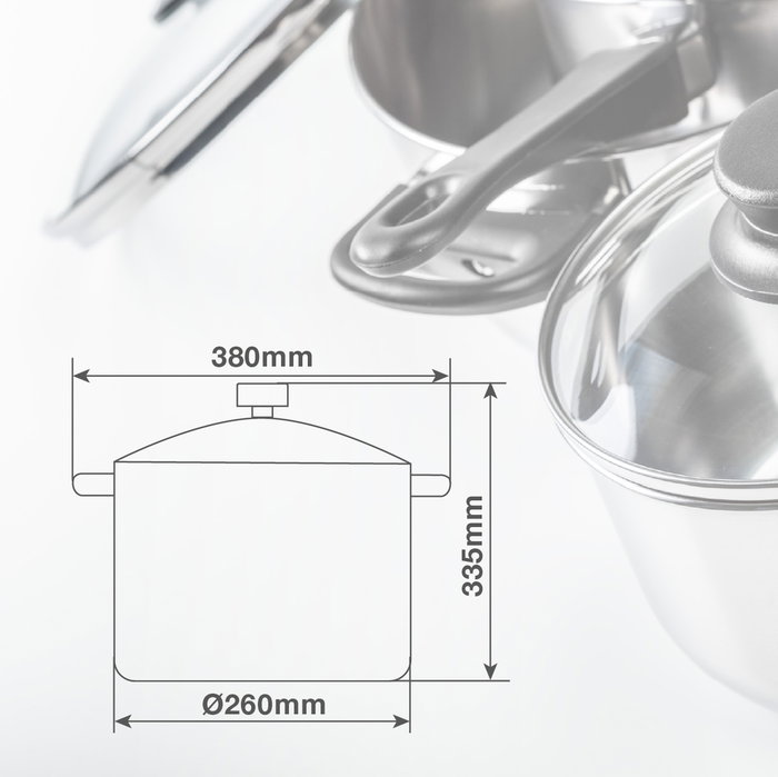 Vassary Olla express 10L Ø240mm