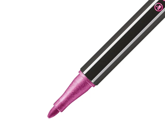 Stabilo Rotulador punta de fibra Pen 68 Metallic, estuche plástico de 8 unidades, colores surtidos Stabilo Rotulador punta de fibra Pen 68 Metallic, estuche plástico de 8 unidades, colores surtidos