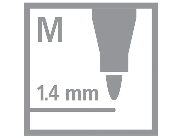 Stabilo Rotulador punta de fibra Pen 68 Metallic, estuche plástico de 8 unidades, colores surtidos Stabilo Rotulador punta de fibra Pen 68 Metallic, estuche plástico de 8 unidades, colores surtidos