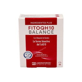 FDB QH10 Ubiquinol Antioxdiante y Energía Celular 60 Cápsulas