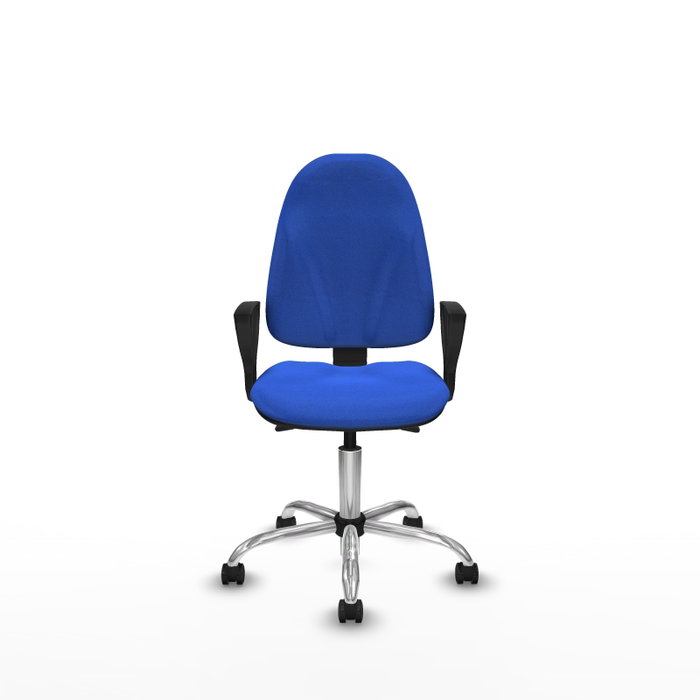 PIQUERAS Y CRESPO Silla de oficina Algarra Azul con mecanismo Asincro