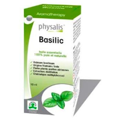 PHYSALIS Esencia Albahaca 10Ml. Bio Aceite Esencial Orgánico para Digestión y Concentración PHYSALIS Esencia Albahaca 10Ml. Bio Aceite Esencial Orgánico para Digestión y Concentración