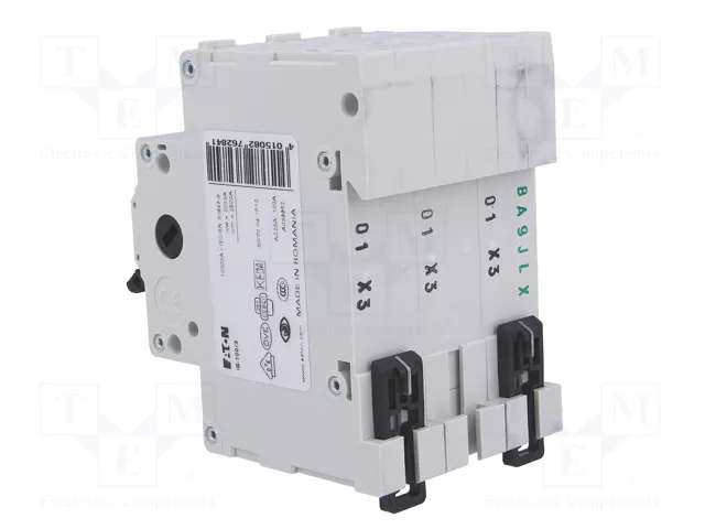 EATON ELECTRIC Interruptor de aislamiento IS-100/3 de 3 polos, 100A, 240VAC EATON ELECTRIC Interruptor de aislamiento IS-100/3 de 3 polos, 100A, 240VAC