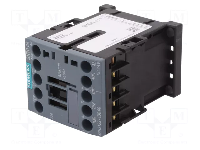 SIEMENS 3RH2122-1BB40 Contactor 4-polar 24VDC 10A S00