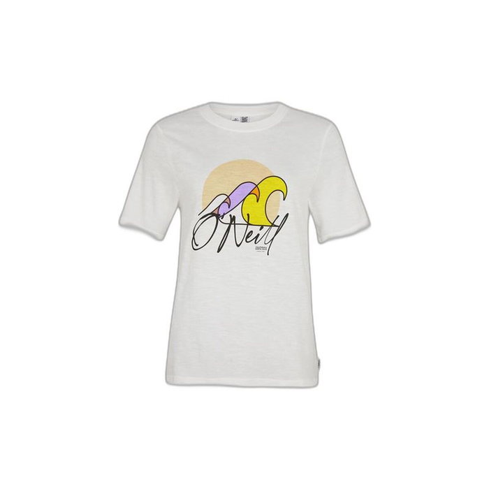 Camiseta de Manga Corta Mujer O'Neill Luano Blanco Camiseta de Manga Corta Mujer O'Neill Luano Blanco