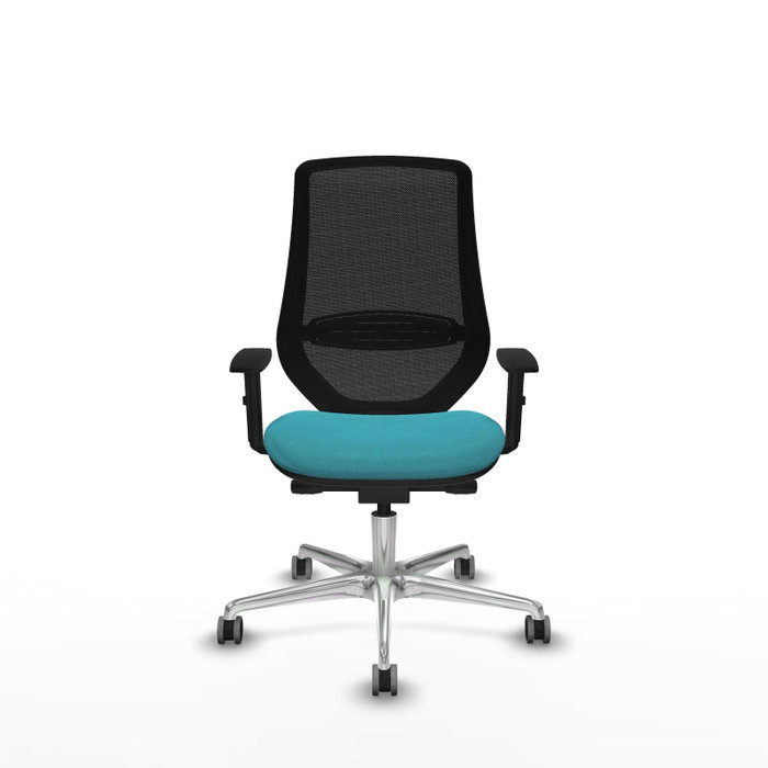 PIQUERAS Y CRESPO Silla de oficina Mardos con mecanismo Sincro/Traslack, Turquesa y Negro PIQUERAS Y CRESPO Silla de oficina Mardos con mecanismo Sincro/Traslack, Turquesa y Negro