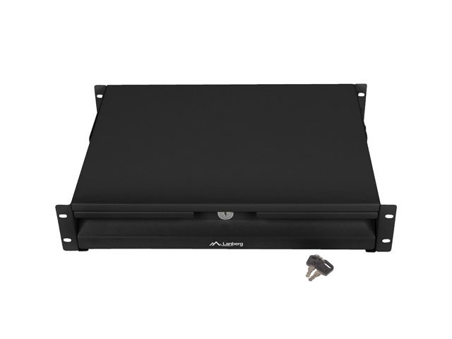 Lanberg AK-2001-B Cajón para rack 19 pulg 2U negro Lanberg AK-2001-B Cajón para rack 19 pulg 2U negro