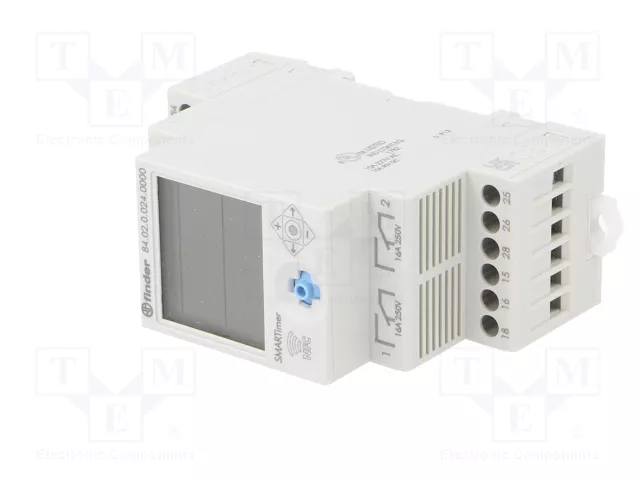 FINDER Programador de tiempo SPDT x2 0,1s÷9999h