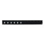 EFB Elektronik Placa frontal de 12 puertos con 6 x LC Duplex OM3, Negro