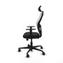 PIQUERAS Y CRESPO Silla de oficina Jorquera Sincro/Traslack Negro y Blanco