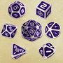 Enhance Tabletop Series Metal RPG Juego de cubos Purple (7)