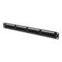 Digitus Panel de Parcheo CAT 6 de 24 Puertos RJ45 1U