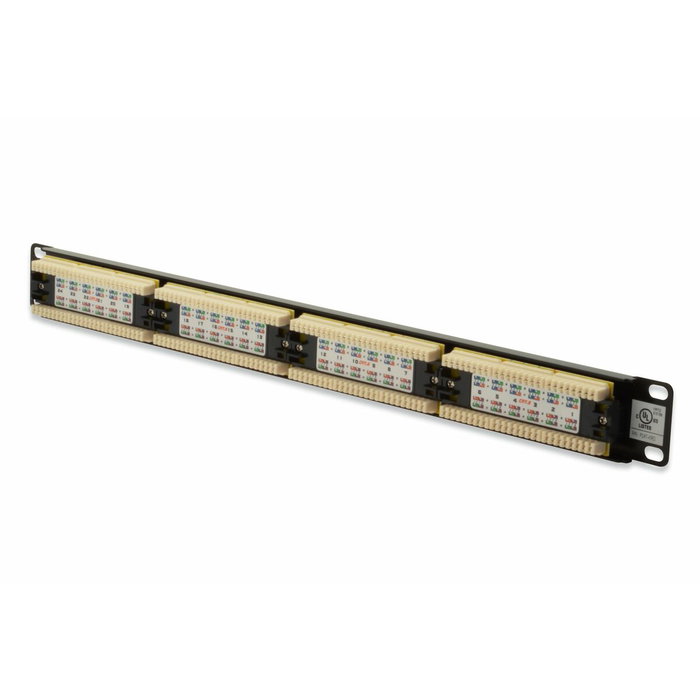 Digitus Panel de Parcheo CAT 6 de 24 Puertos RJ45 1U