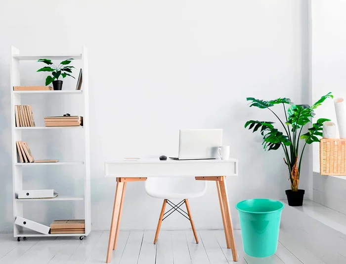 Liderpapel Papelera Plástico Menta Opaco 13 Litros 275x285 mm Liderpapel Papelera Plástico Menta Opaco 13 Litros 275x285 mm